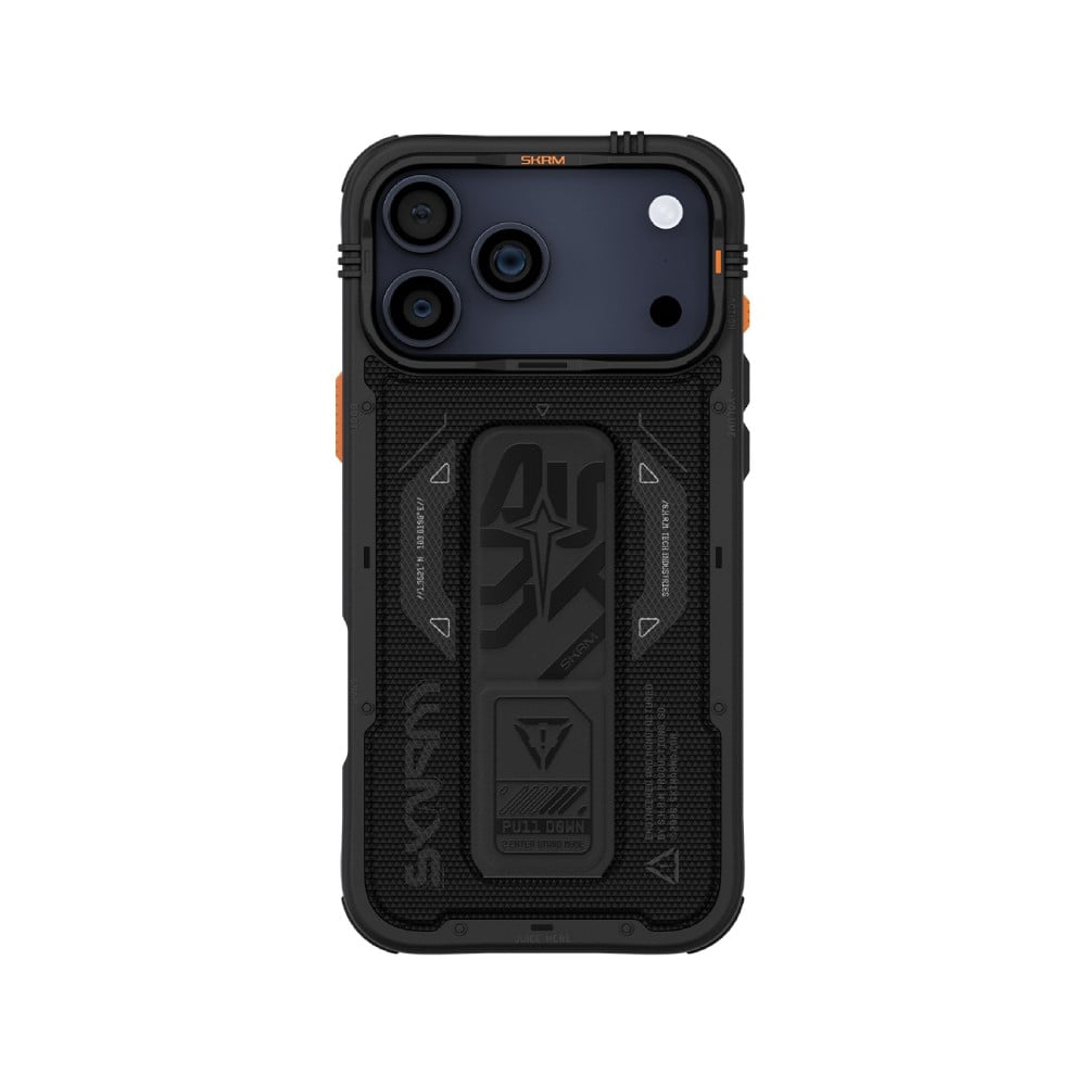 เคส Skinarma iPhone 17 Pro Max Phantom Magsafe with Gripstand Black