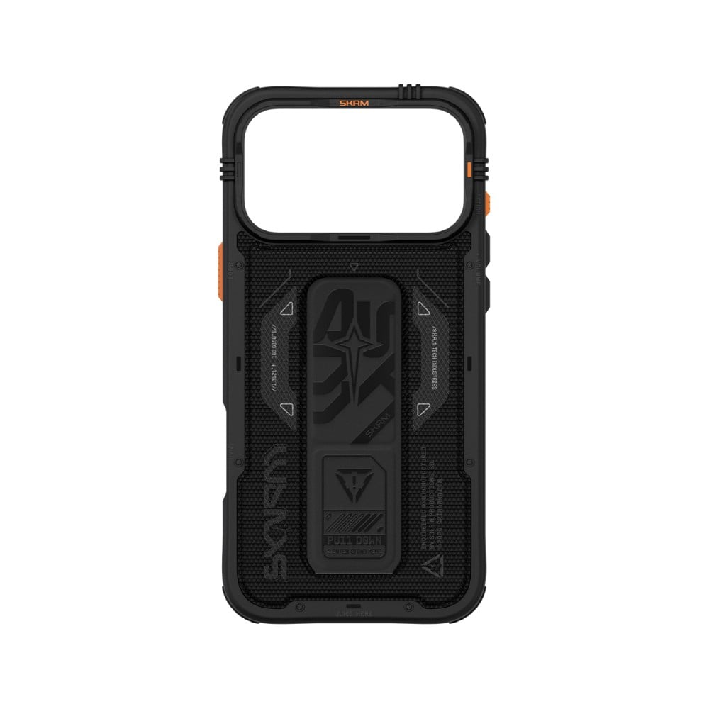 เคส Skinarma iPhone 17 Pro Max Phantom Magsafe with Gripstand Black