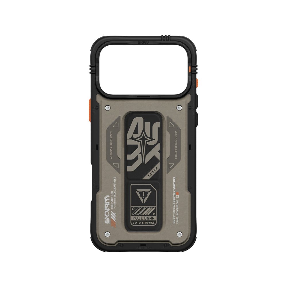 เคส Skinarma iPhone 17 Pro Max Aegis Magsafe with Gripstand Gray