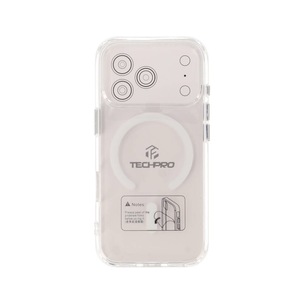เคส TECHPRO iPhone 17 Pro Clear with magnetic
