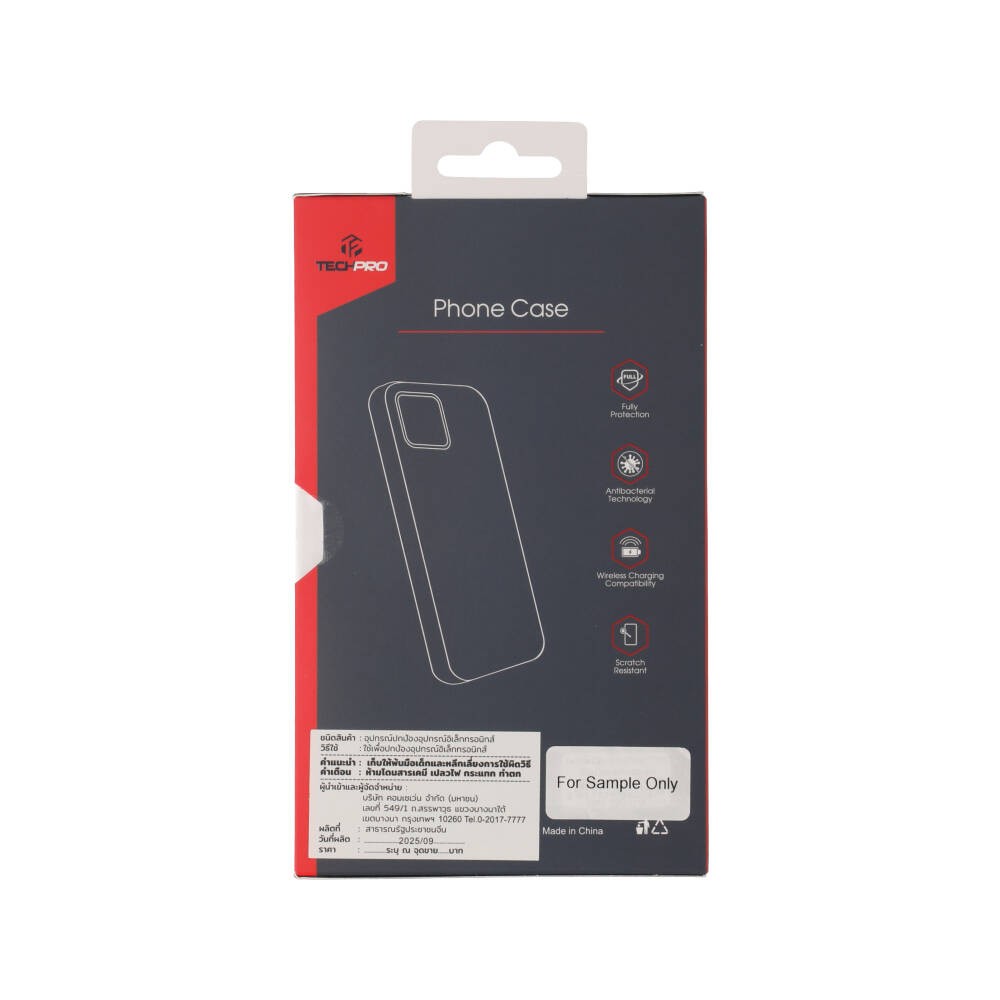 เคส TECHPRO iPhone 17 Pro Clear with magnetic