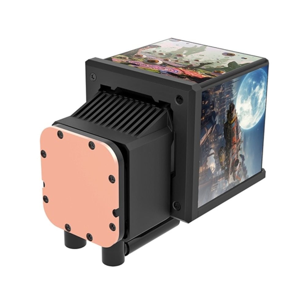 ชุดระบายความร้อนซีพียู THERMALTAKE MINECUBE 360 Ultra ARGB Sync AIO Liquid Cooler Black (CL-W481-PL12SW-A)