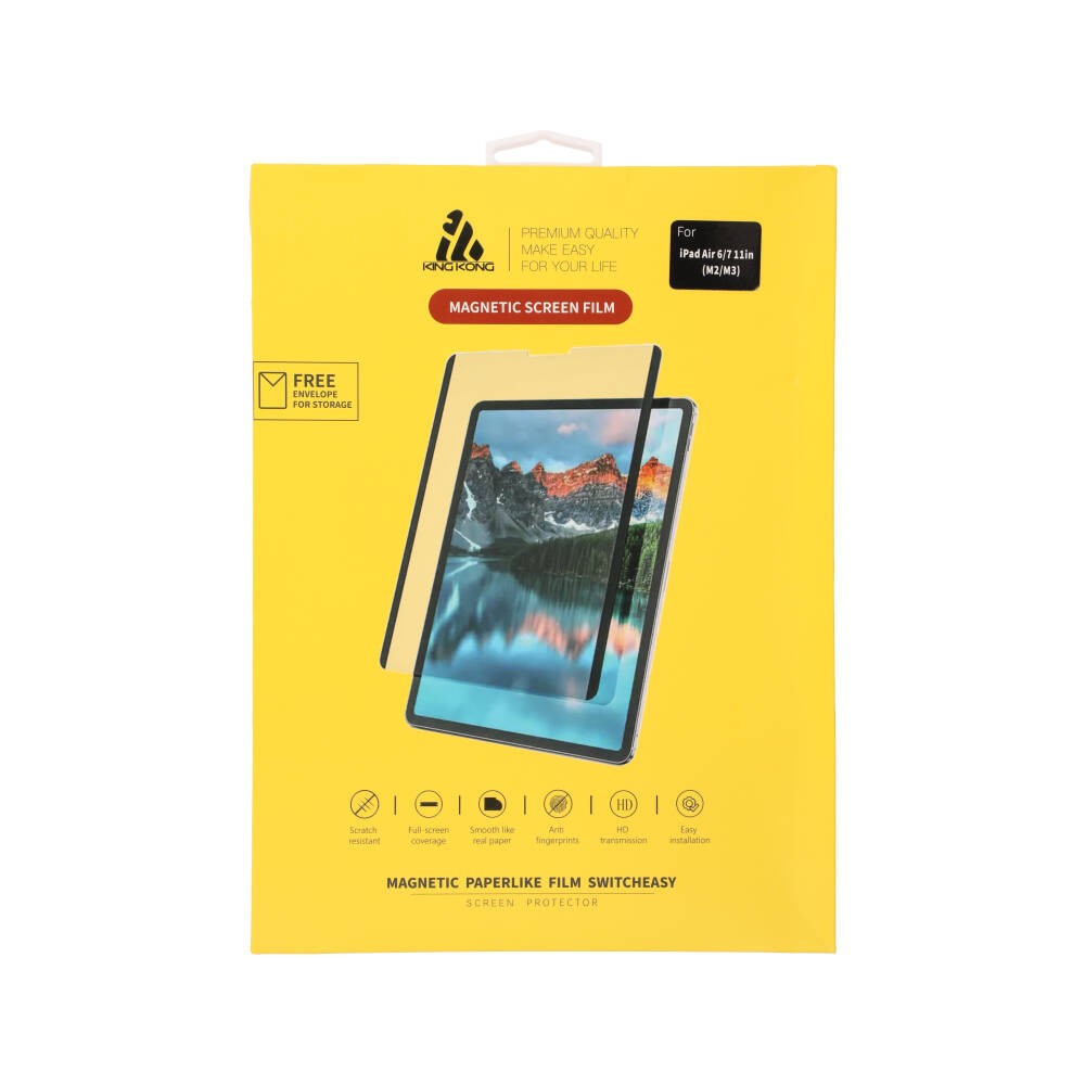 ฟิล์มกระดาษแม่เหล็ก KING KONG iPad Air 11" M3 (2025)/iPad Air 11" M2 Magnetic Paperlike Film Switcheasy