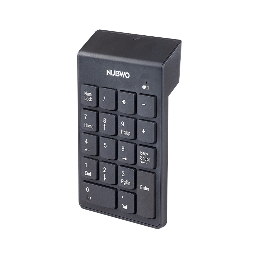 คีย์บอร์ดตัวเลข NUBWO Wireless Keyboard Numeric NKB-105 Black