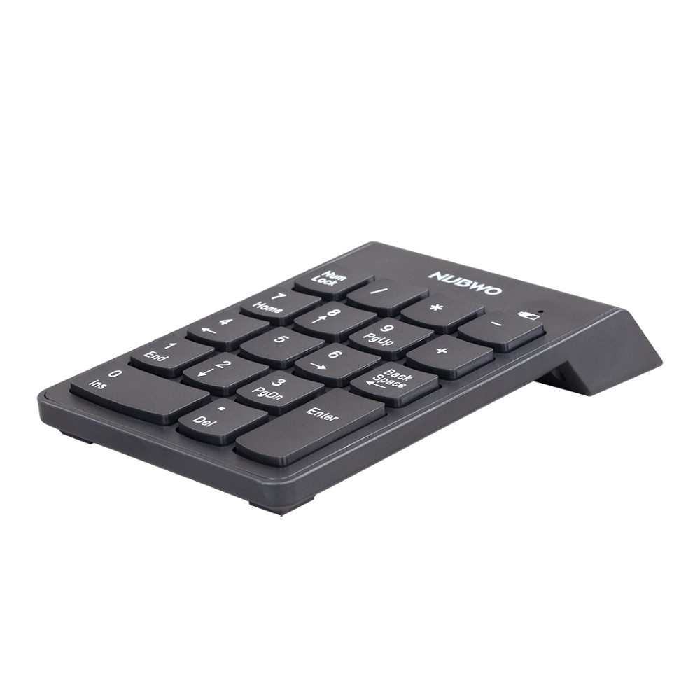 คีย์บอร์ดตัวเลข NUBWO Wireless Keyboard Numeric NKB-105 Black
