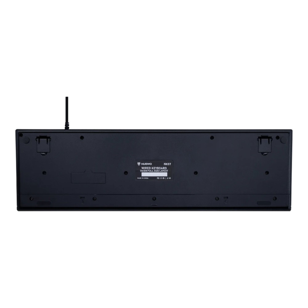 คีย์บอร์ด NUBWO Wired Keyboard USB NK57 Black