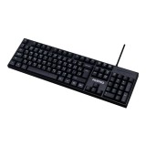 คีย์บอร์ด NUBWO Wired Keyboard USB NK57 Black