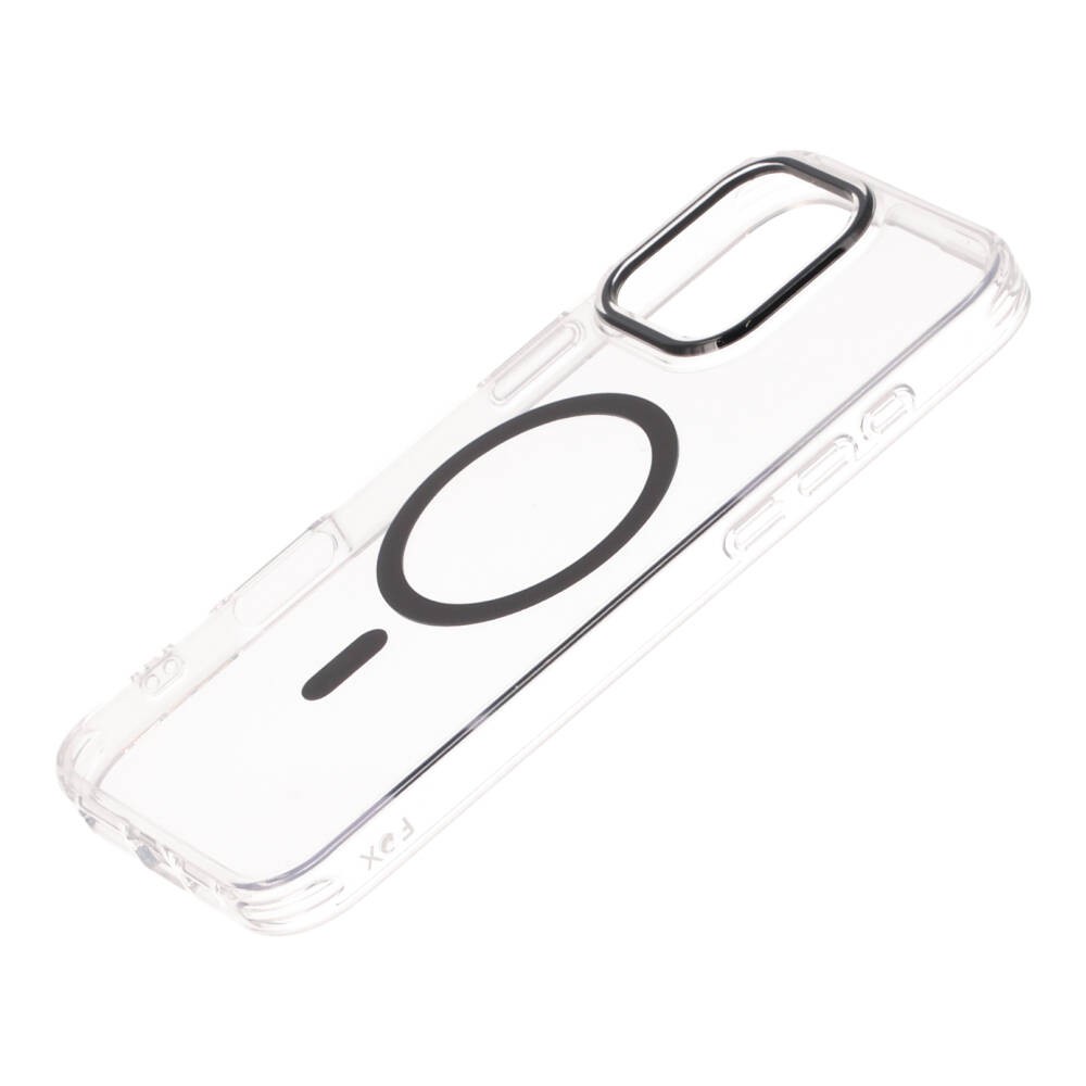 เคส FOX iPhone 16 Pro Max JellyGuard Magnetic Hybrid Black/Clear