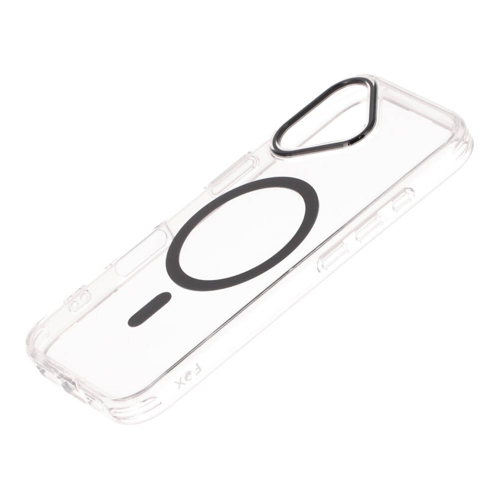 เคส FOX iPhone 16 JellyGuard Magnetic Hybrid Black/Clear