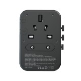 หัวแปลงปลั๊กไฟ Energizer Universal Travel USB Ports 45W (ETC451) Black