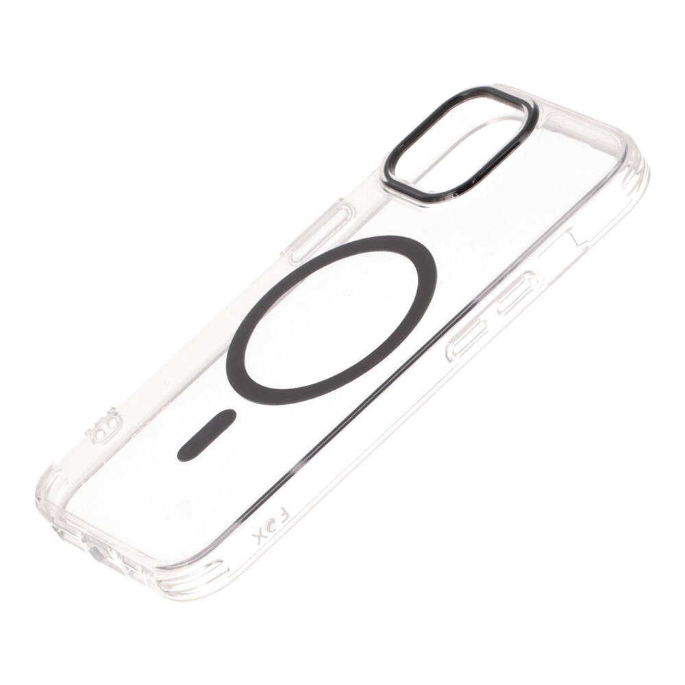 เคส FOX iPhone 15 JellyGuard Magnetic Hybrid Black/Clear