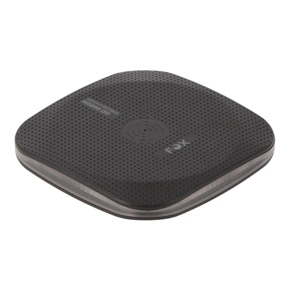 ที่ชาร์จไร้สาย FOX HaloPad 15W Wirelss Fast Charging Black