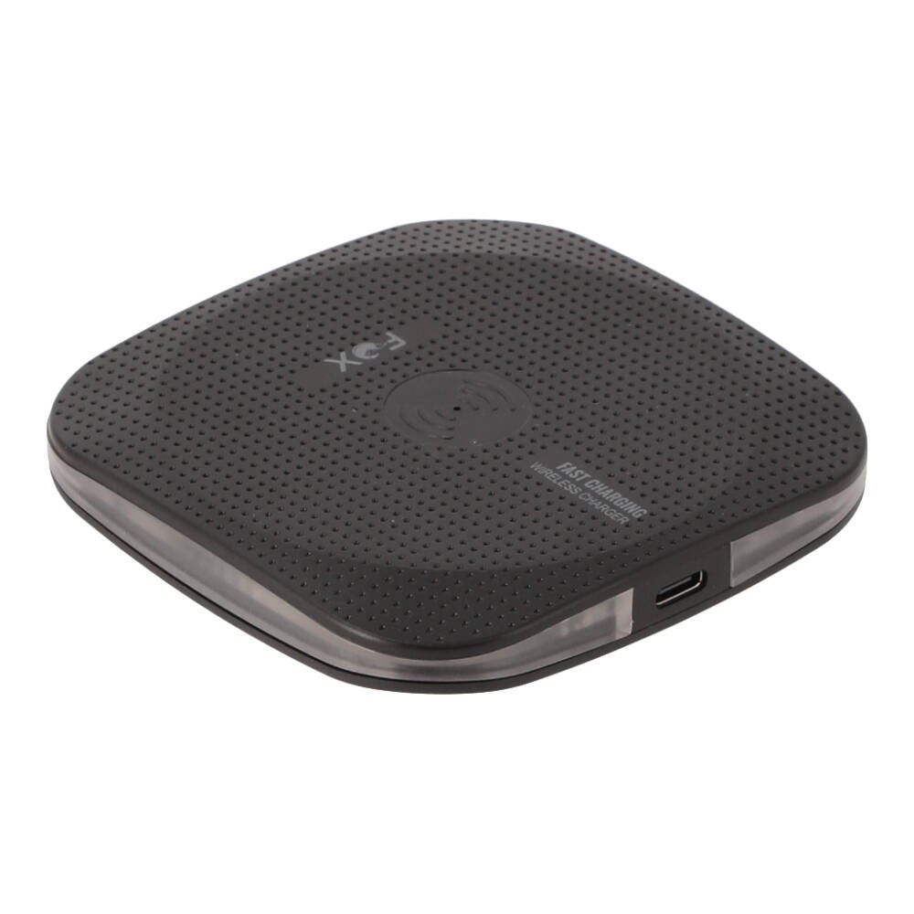 ที่ชาร์จไร้สาย FOX HaloPad 15W Wirelss Fast Charging Black