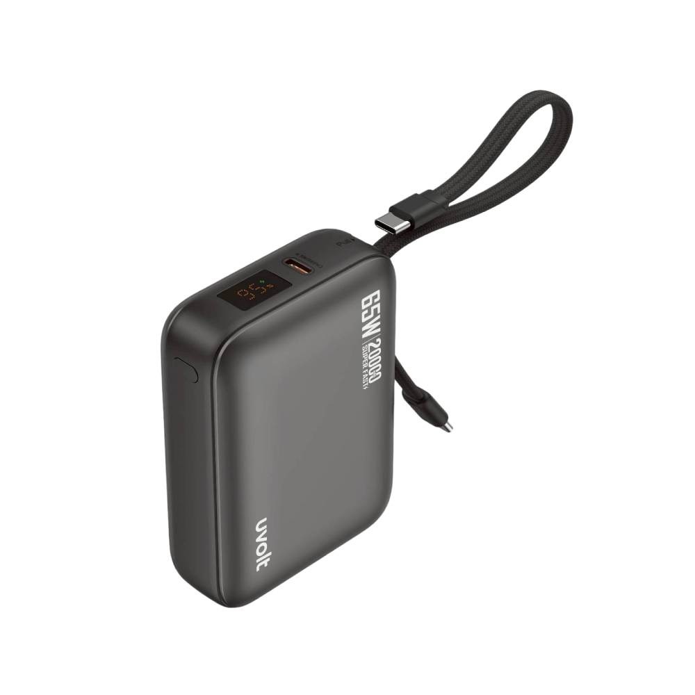 พาวเวอร์แบงค์ UVolt 20000 mAh Small Size with Fast Charging 65W UVP20C-01 Gray (CCC)