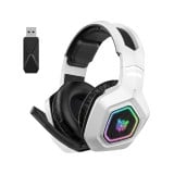 หูฟังเกมมิ่ง Onikuma Gaming Headset Kumong B100 Bluetooth 2.4G Wired 3 Mode White