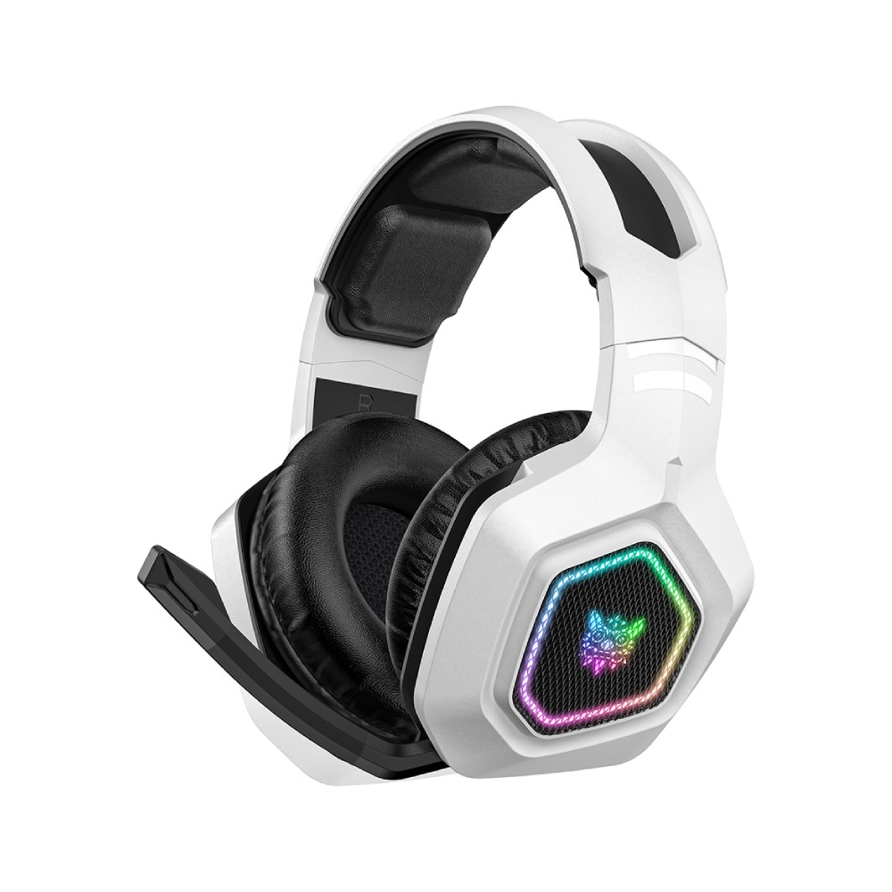 หูฟังเกมมิ่ง Onikuma Gaming Headset Kumong B100 Bluetooth 2.4G Wired 3 Mode White