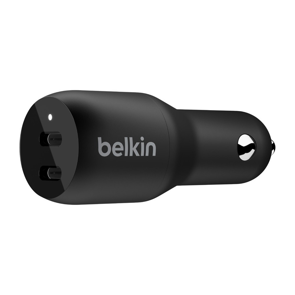 Belkin Car Charger 2 USB-C (36W) Black (CCB002btBK)