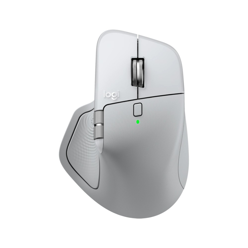 เมาส์ไร้สาย Logitech Bluetooth Mouse MX Master 4 for Mac White Silver