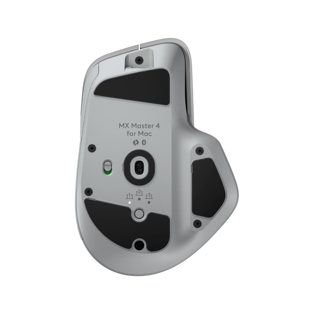 เมาส์ไร้สาย Logitech Bluetooth Mouse MX Master 4 for Mac White Silver