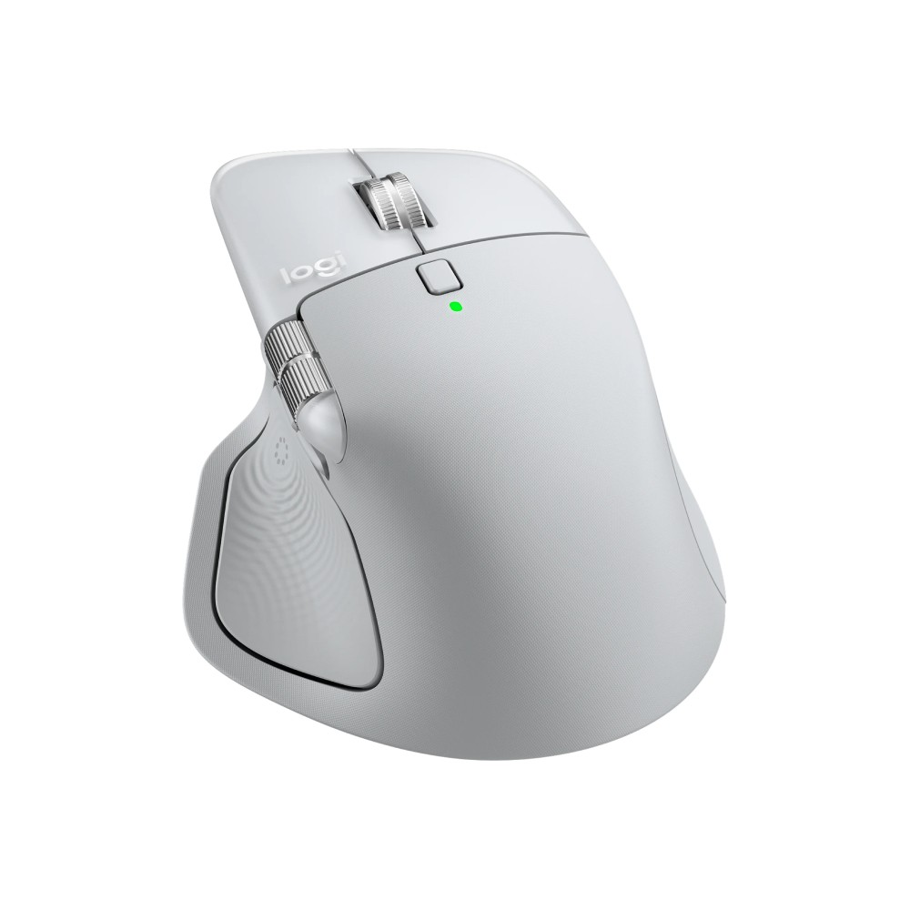 เมาส์ไร้สาย Logitech Bluetooth Mouse MX Master 4 for Mac White Silver