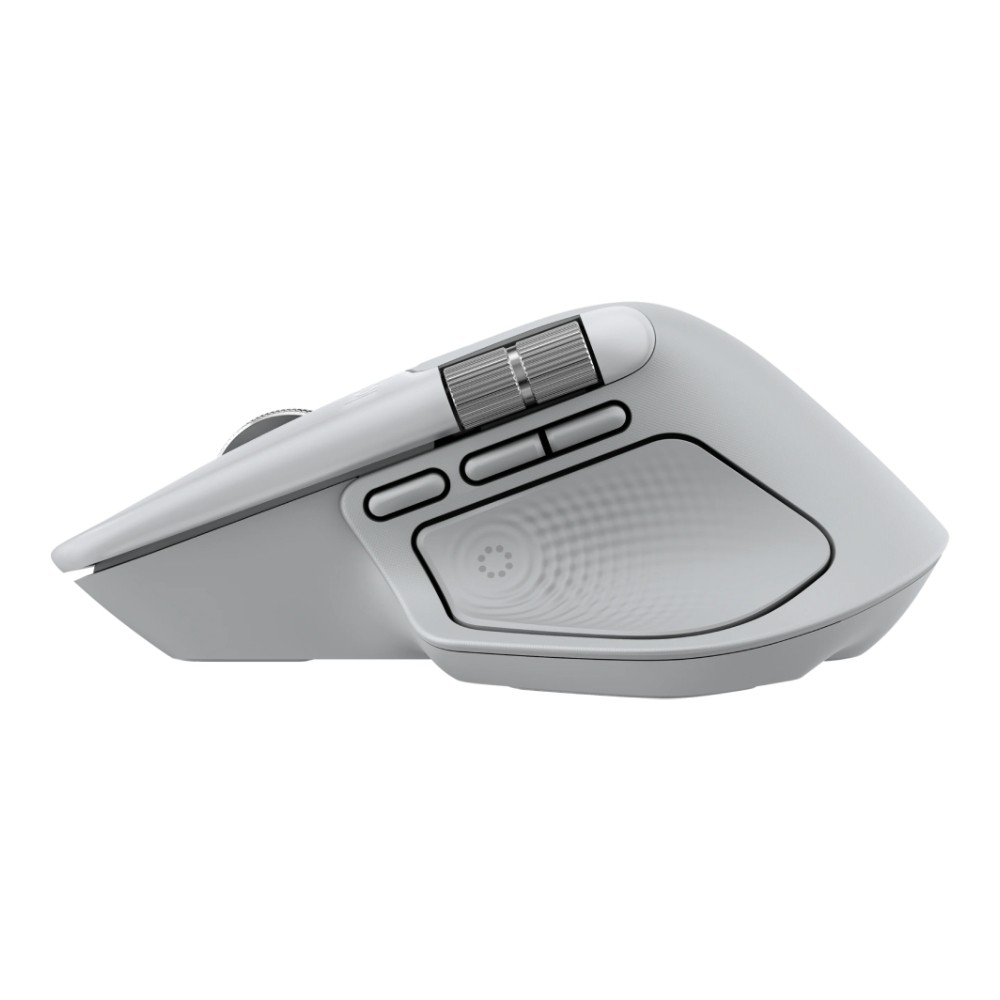 เมาส์ไร้สาย Logitech Bluetooth Mouse MX Master 4 for Mac White Silver