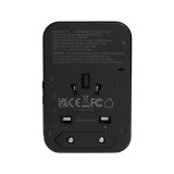 หัวแปลงปลั๊กไฟ Uvolt Universal Travel 45W Dual UVTA-08 Black