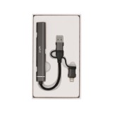 QPLUS USB Type-C Hub 5-in-1 Multifunction Converter Gray