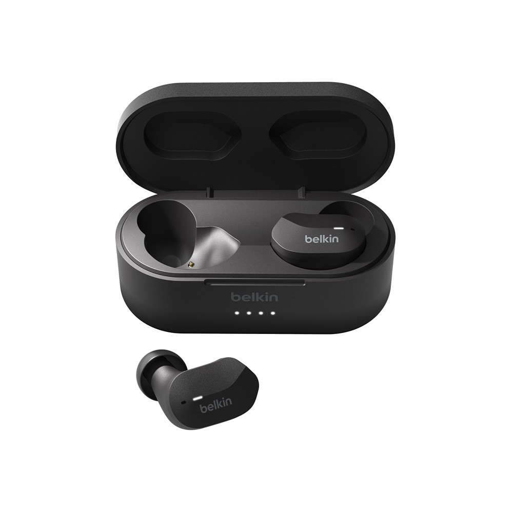 หูฟังไร้สาย Belkin True Wireless Earbuds with Charging Case (AUC001btBK