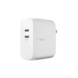Belkin Wall USB Charger 2 USB-C (68W) Boost Charge White (WCH003dqWH)