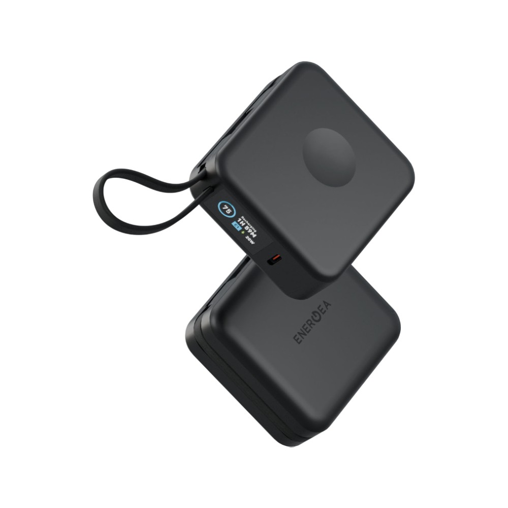 พาวเวอร์แบงค์ Energea 10000 mAh Wireless Built-in Cable Magpac Mini Plus Black (CCC)