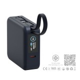 พาวเวอร์แบงค์ Energea 10000 mAh Wireless Built-in Cable Magpac Mini Plus Blue (CCC)