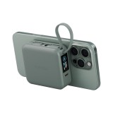 พาวเวอร์แบงค์ Energea 10000 mAh Wireless Built-in Cable Magpac Mini Plus Sage (CCC)