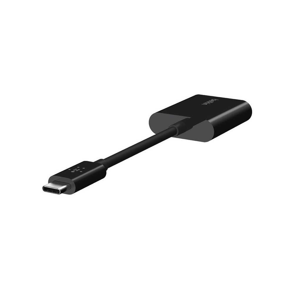 Belkin Adapter USB-C to USB-C Audio & Charge Rockstar Black (F7U081btBLK)