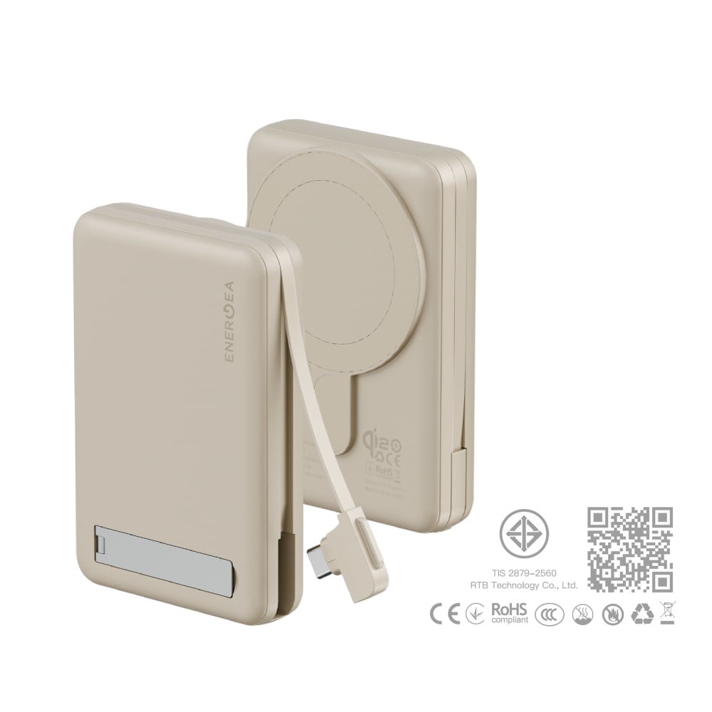 พาวเวอร์แบงค์ Energea 10000 mAh Magpac Pro Plus Sand (CCC)