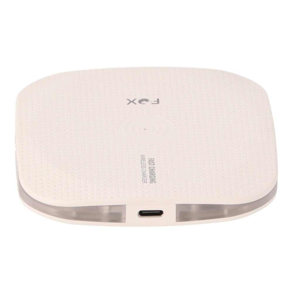 ที่ชาร์จไร้สาย FOX HaloPad 15W Wirelss Fast Charging White