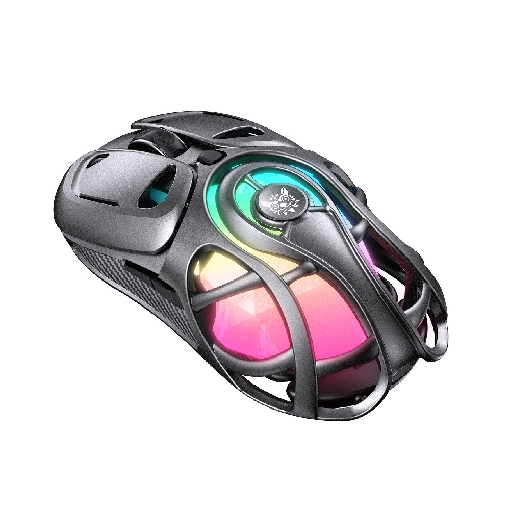 เมาส์เกมมิ่ง Onikuma DM02 Tri Mode Gray