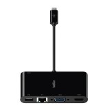 Belkin Port Hub USB-C 4 in 1 Multifunctional Converter Black (AVC004btBK)