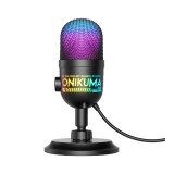 ไมโครโฟน Onikuma Microphone M930 USB Condenser RGB Black