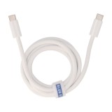 สายชาร์จ Blue Box USB-C to USB-C 240W Super Fast Charge Knitting White (BB-C07)