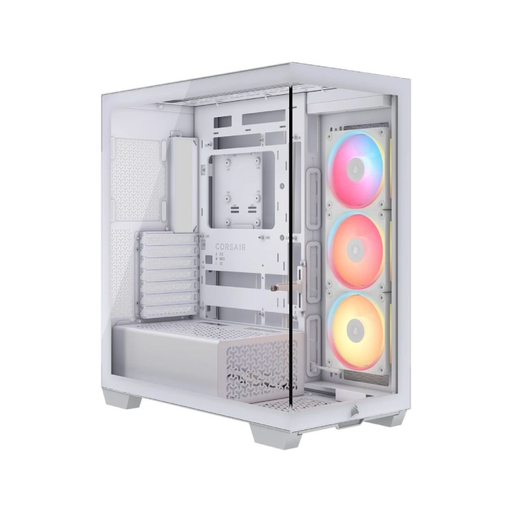 เคสคอมพิวเตอร์ CORSAIR 3500X LX-R iCUE LINK Mid-Tower White (CC-9011325-WW)