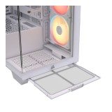 เคสคอมพิวเตอร์ CORSAIR 3500X LX-R iCUE LINK Mid-Tower White (CC-9011325-WW)