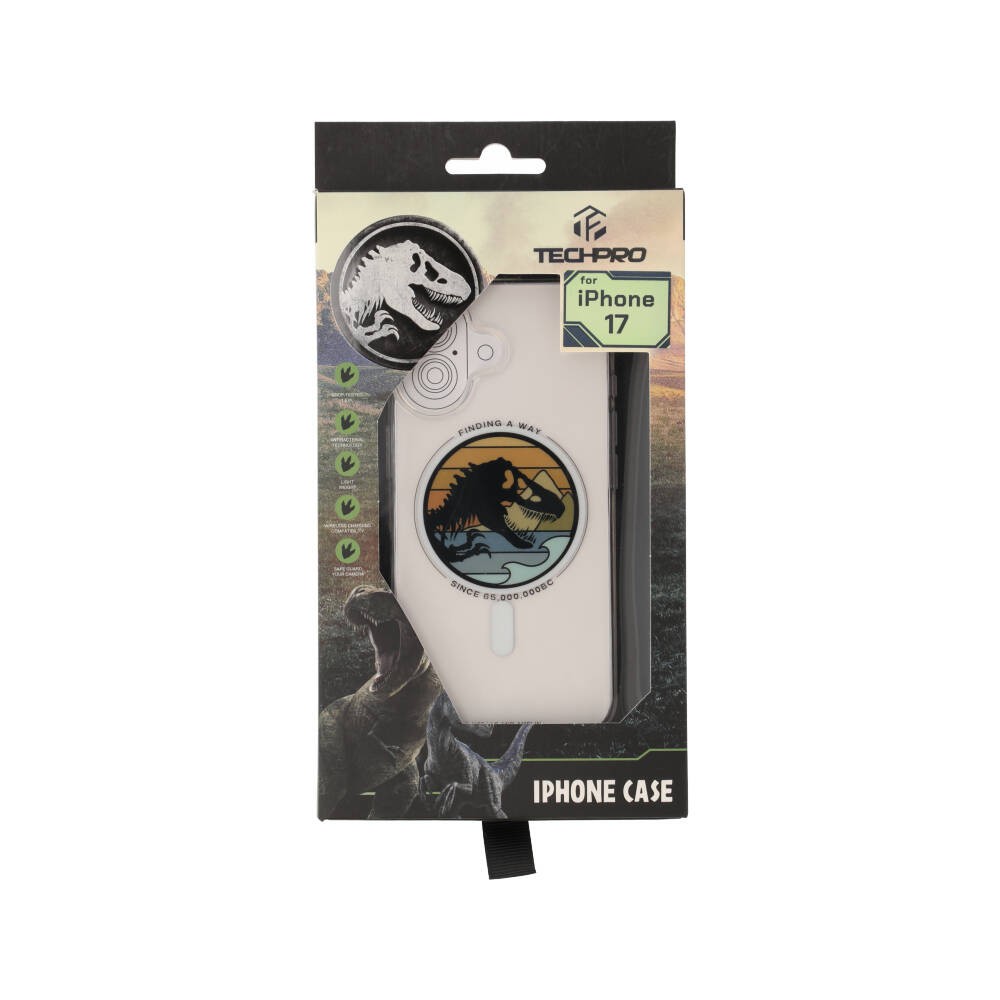 Jurassic World x TECHPRO เคส iPhone 17 JW FINDING A WAY