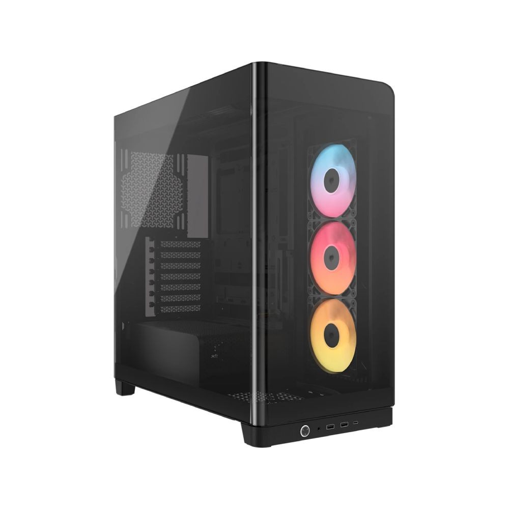 เคสคอมพิวเตอร์ CORSAIR FRAME 4500X RS-R ARGB Panoramic Glass Mid-Tower Black (CC-9011314-WW)