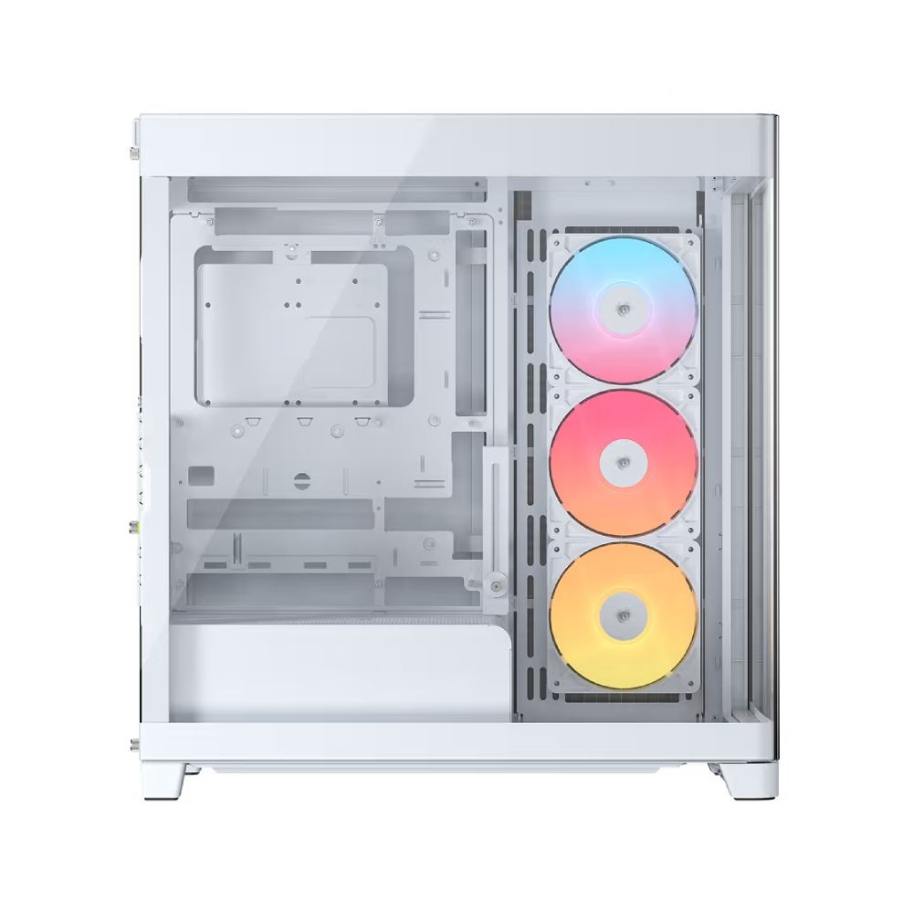 เคสคอมพิวเตอร์ CORSAIR FRAME 4500X RS-R ARGB Panoramic Glass Mid-Tower White (CC-9011315-WW)