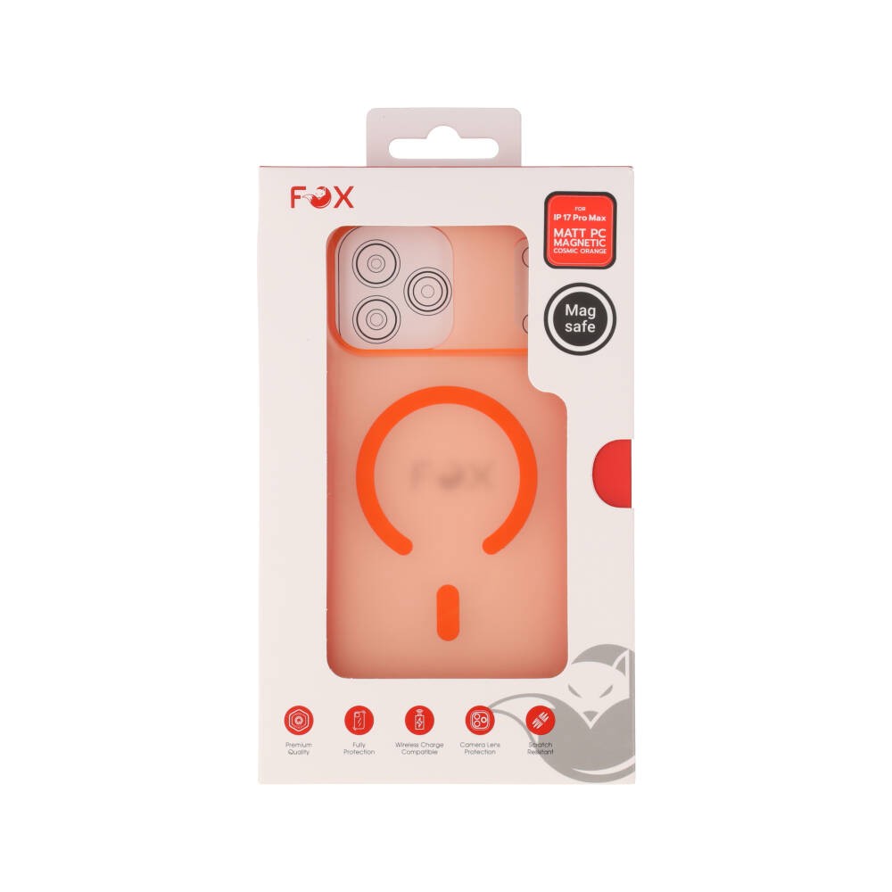 เคส FOX iPhone 17 Pro Max Matte Magnetic Cosmic Orange