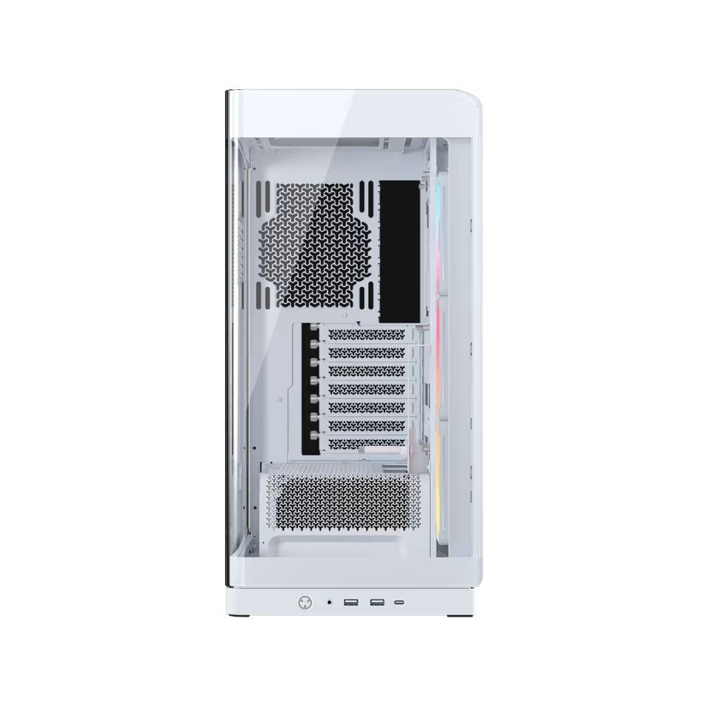 เคสคอมพิวเตอร์ CORSAIR FRAME 4500X LX-R RGB iCUE LINK Panoramic Glass Mid-Tower White (CC-9011317-WW)