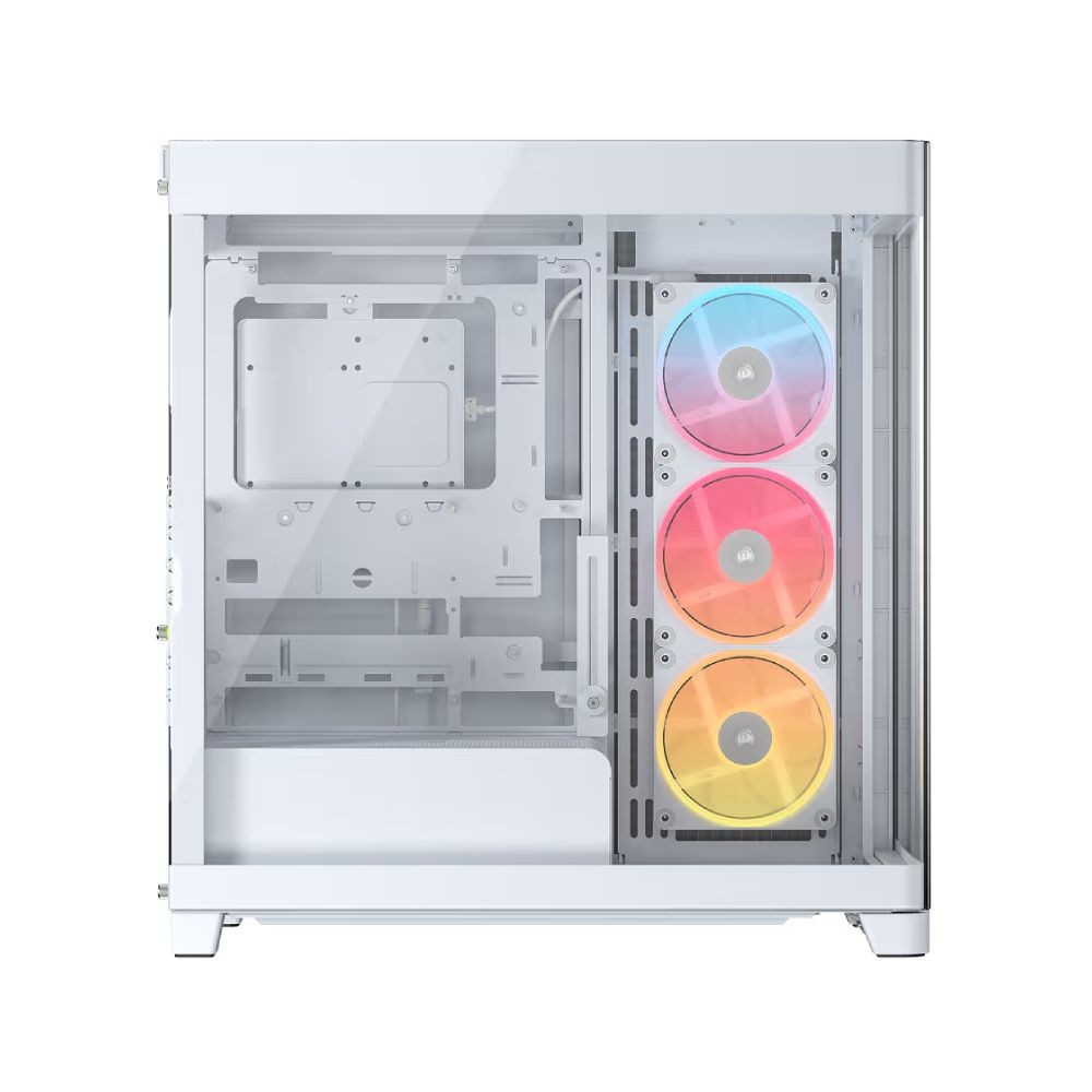 เคสคอมพิวเตอร์ CORSAIR FRAME 4500X LX-R RGB iCUE LINK Panoramic Glass Mid-Tower White (CC-9011317-WW)