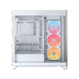 เคสคอมพิวเตอร์ CORSAIR FRAME 4500X LX-R RGB iCUE LINK Panoramic Glass Mid-Tower White (CC-9011317-WW)