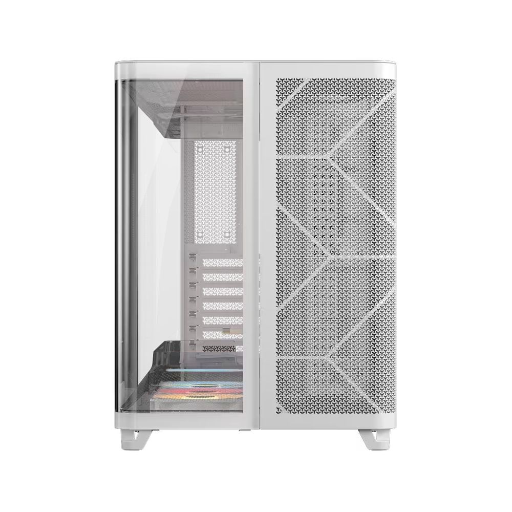เคสคอมพิวเตอร์ CORSAIR AIR 5400 RS-R ARGB Triple Chamber Mid-Tower White (CC-9011319-WW)