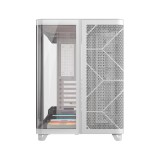 เคสคอมพิวเตอร์ CORSAIR AIR 5400 LX-R RGB iCUE LINK Triple Chamber Mid-Tower White (CC-9011321-WW)